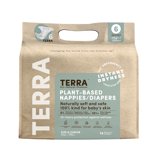 Terra Eco Diapers Size 6