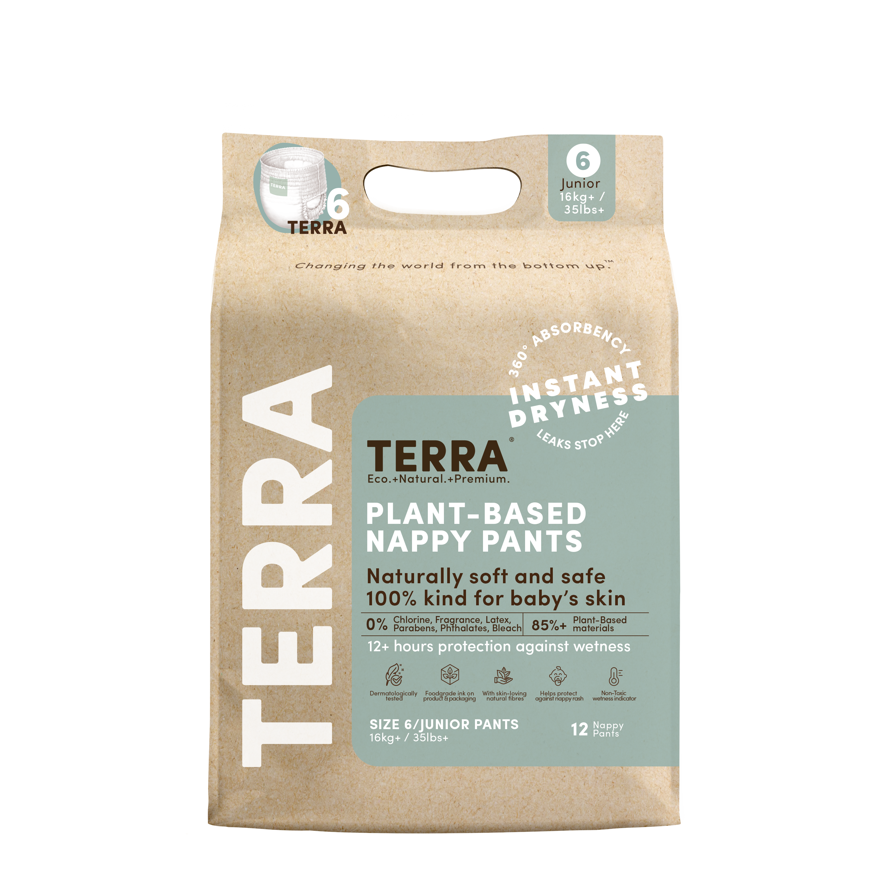 Size 6 Pull-Up Pants  Non-Toxic Training Pants – Terra Eco Baby Products
