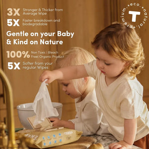 Bamboo Baby Wipes-Pure NZ Water Travel Pack