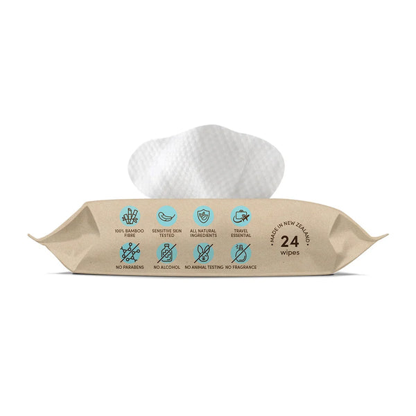 Bamboo Baby Wipes-Pure NZ Water Travel Pack