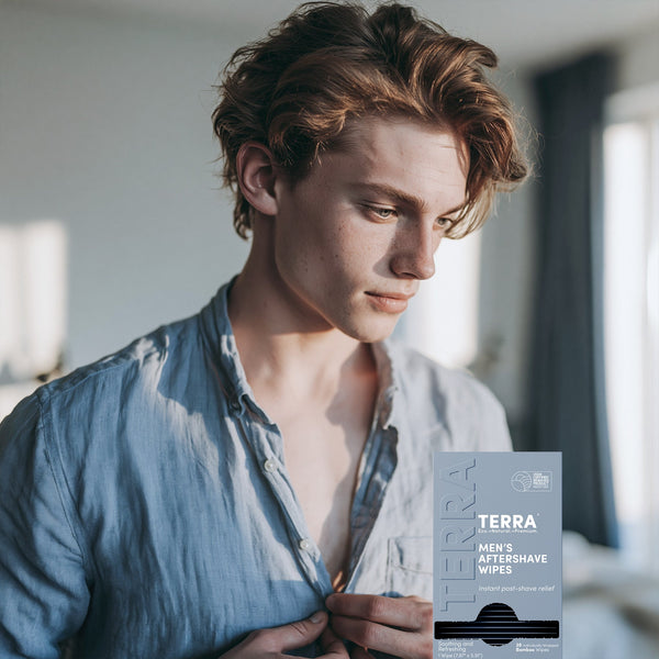 Terra Men's Aftershave Wipes