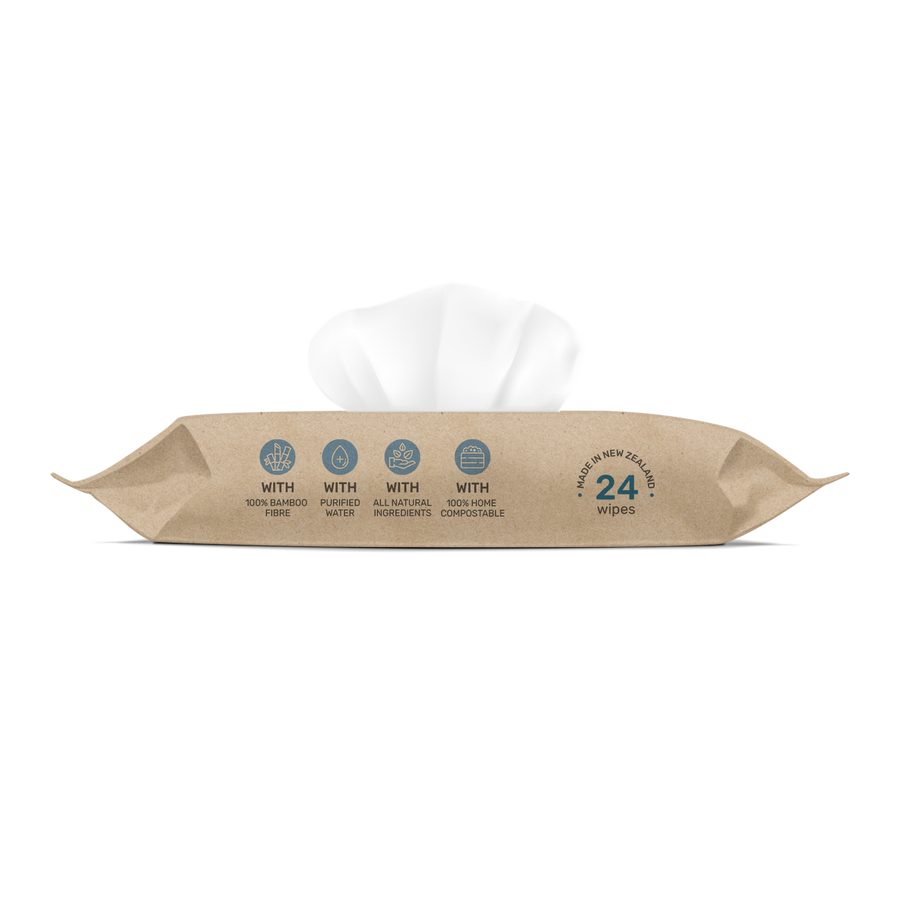 Bamboo Baby Wipes-Pure NZ Water Travel Pack