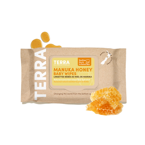 terra manuka honey water wipes