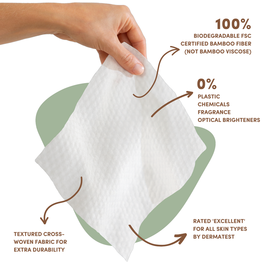 100% Bamboo Dry Baby Wipes