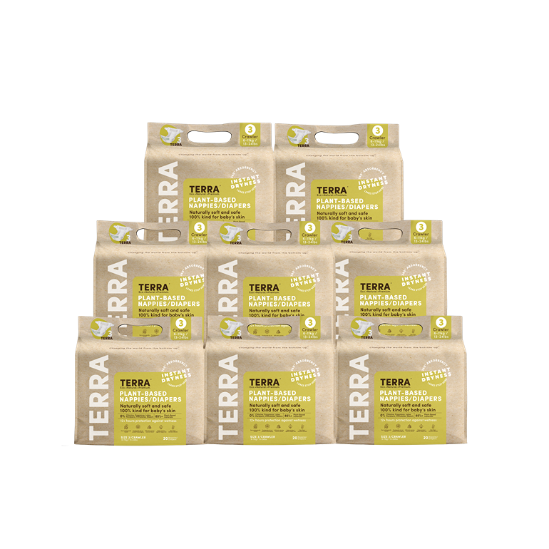 Size 3 Diapers-Crawler (8 Pack) Bundle