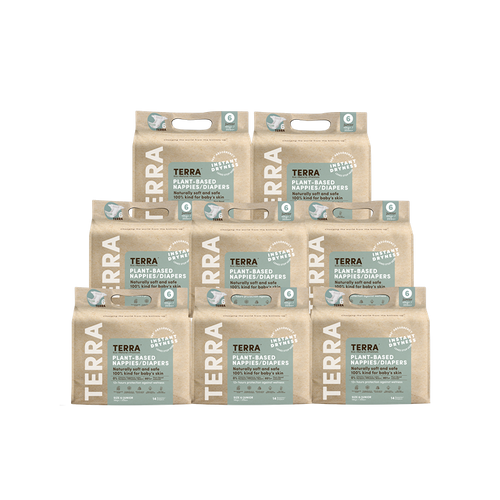 Size 6 Diapers-Junior (8 Pack) Bundle