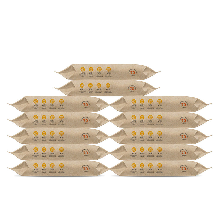 Bamboo Baby Wipes-Manuka Honey (12 Pack) Bundle