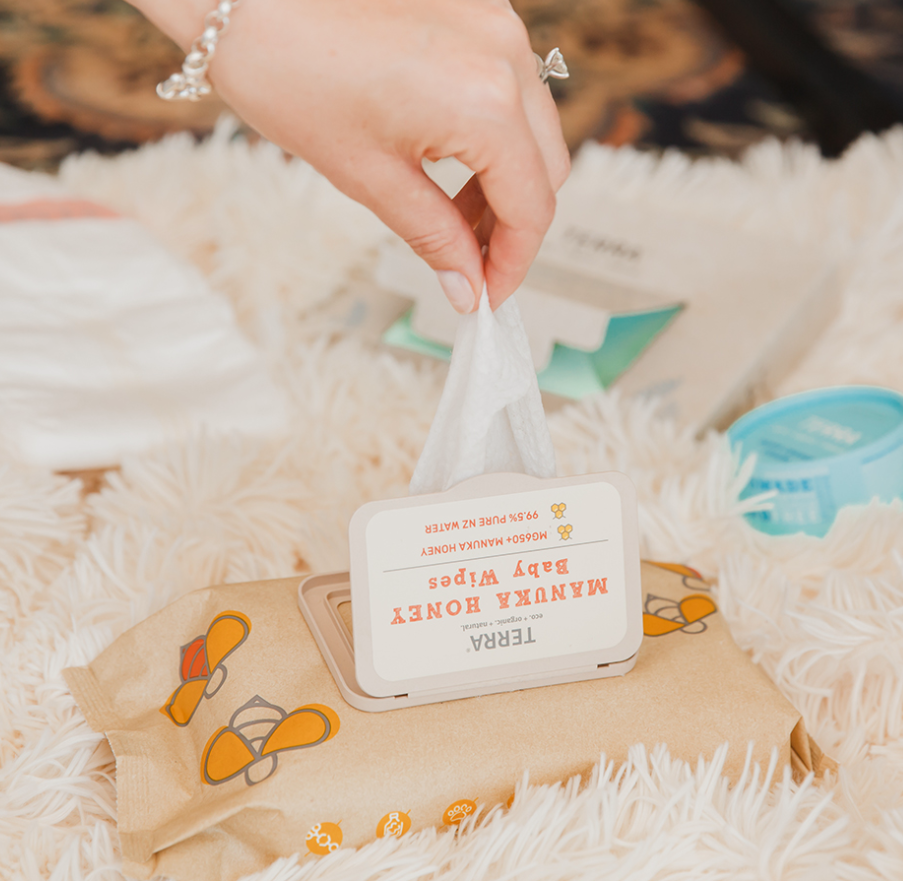 Manuka Honey Baby Wipes 70s TERRA